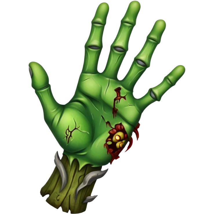 zombie hand emoji