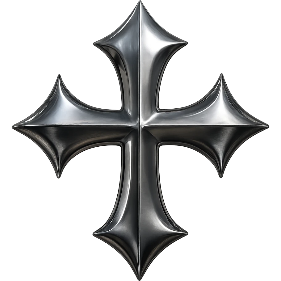 gothic object, reflective and gothic emoji