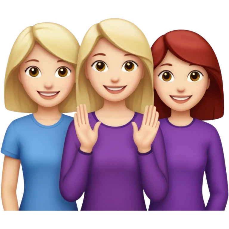 👭🏻👭🏻🧍🏻‍♀️ emoji