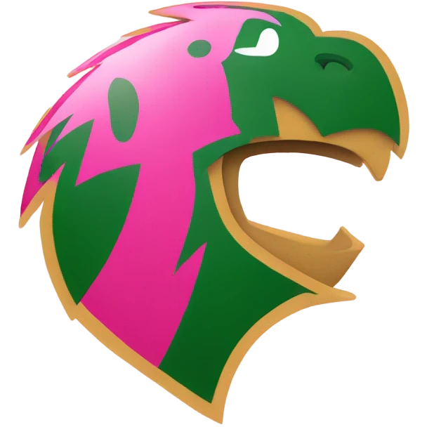 university of rio grande redstorm logo in pink  emoji