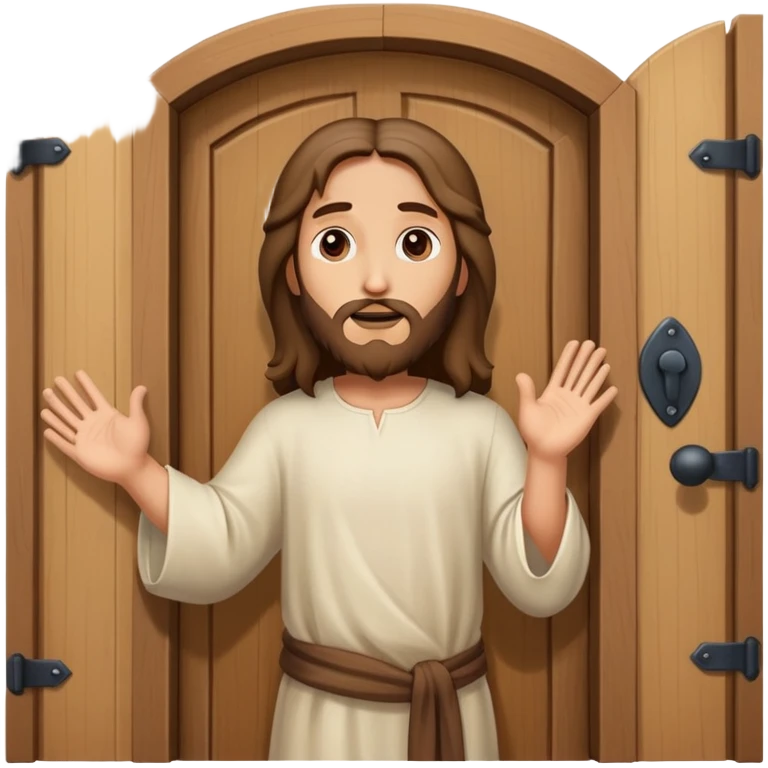 jesus knocking door emoji