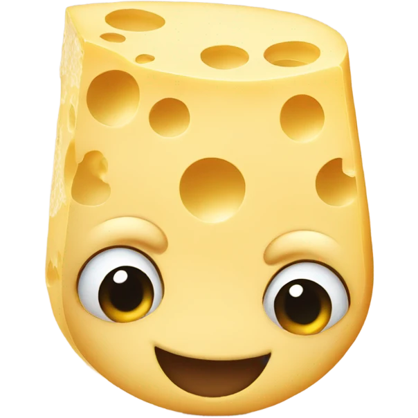 Talking cheese emoji