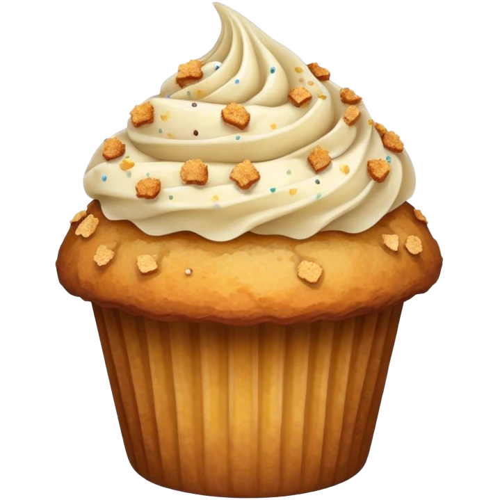 small plastic cup with muffin   emoji