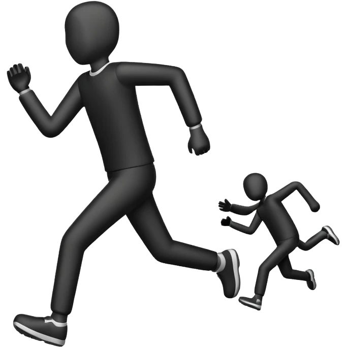 stick figures ruing emoji