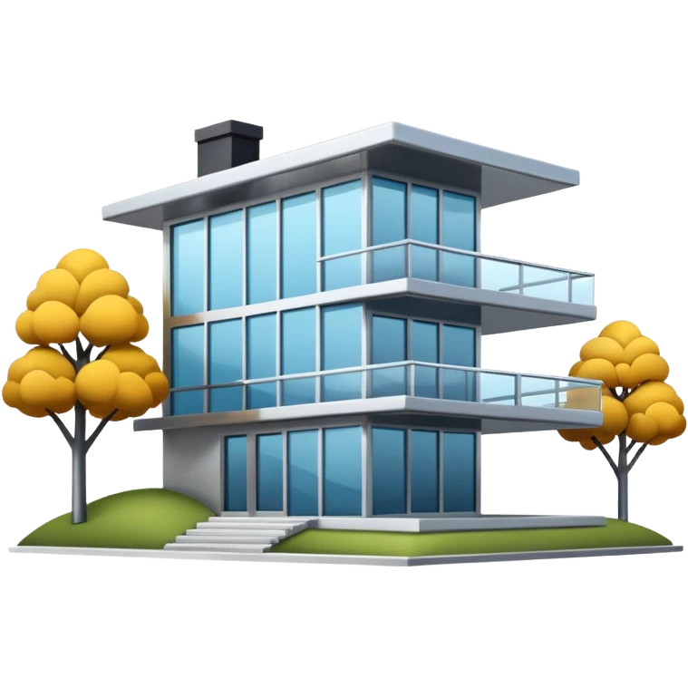 modern house emoji