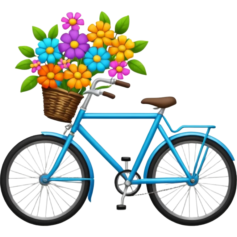 Bicycle with flowers  emoji