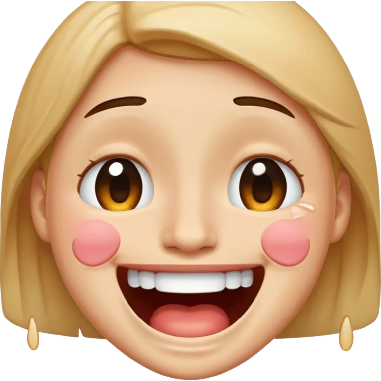 Laughing and crying  emoji