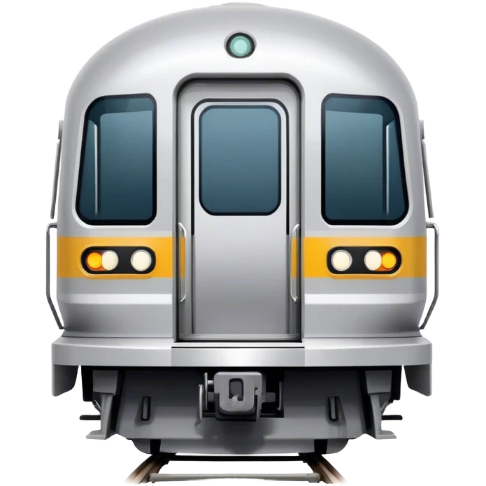 Subway Train (NYC) - Bombardier (Model Year: 2021) (Iconic colour: Silver) emoji