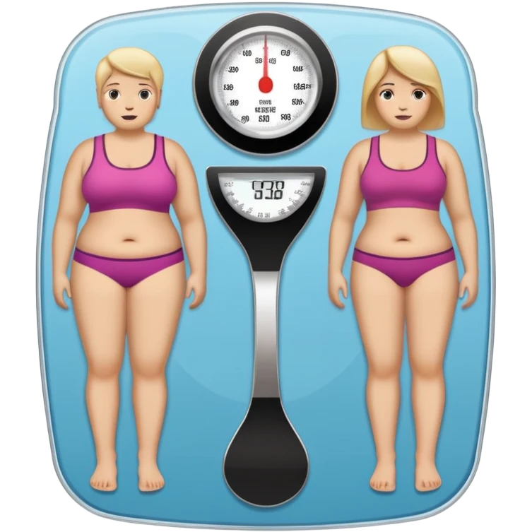 scale going down fat loss emoji