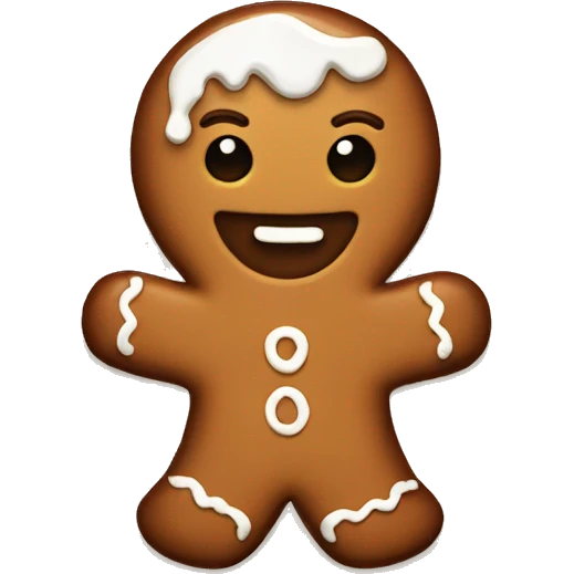 gingerbread emoji