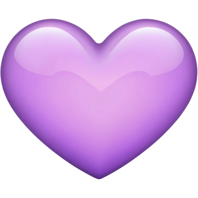 light purple heart  emoji