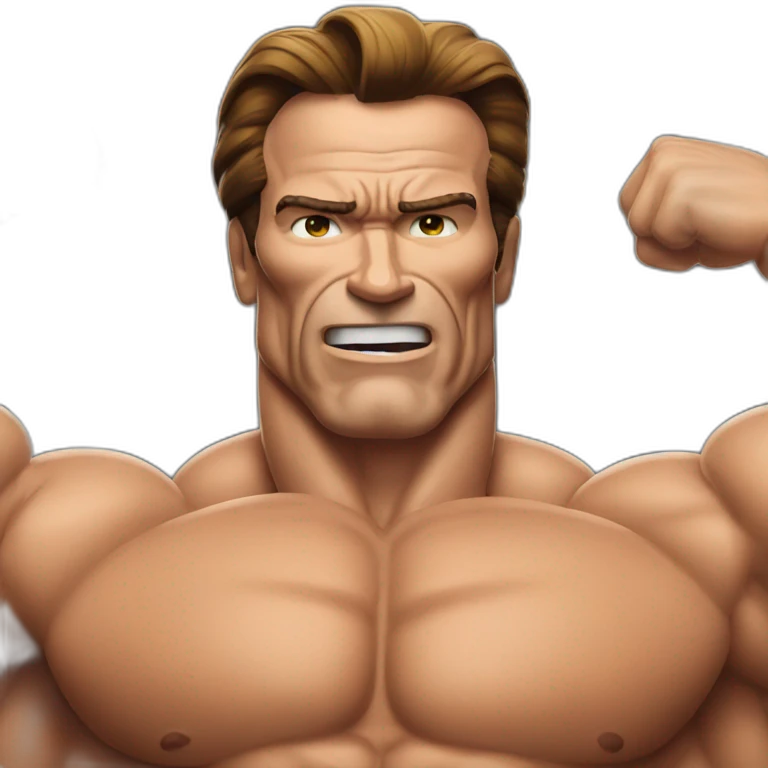 Arnold Schwarzenegger musclé emoji