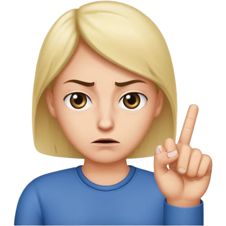 rolling eyes and middle finger emoji