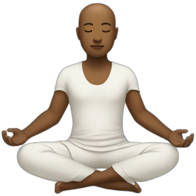 meditation emoji