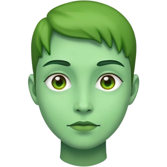 Person with green skin emoji