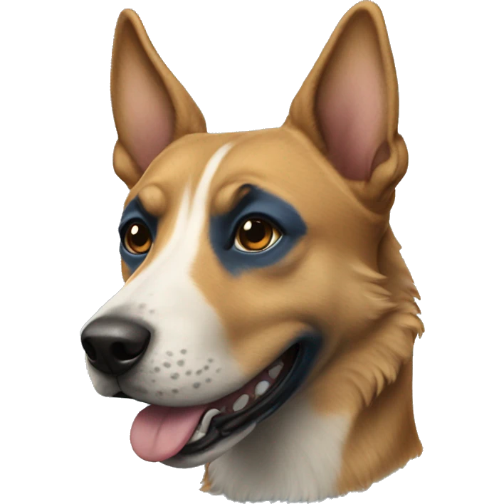 Bluehealer dog emoji