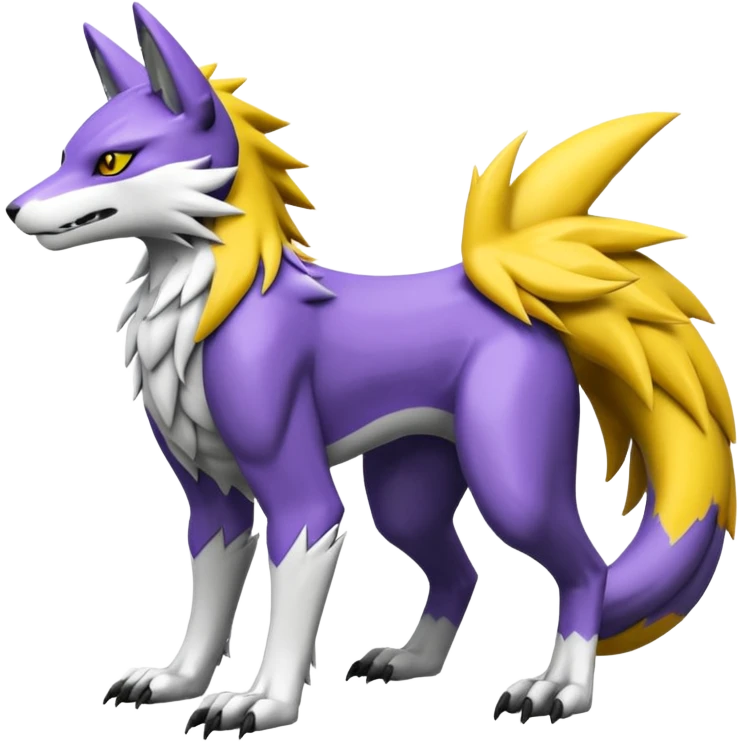 Renamon-Sergal-Lombax-hybrid-fusion emoji