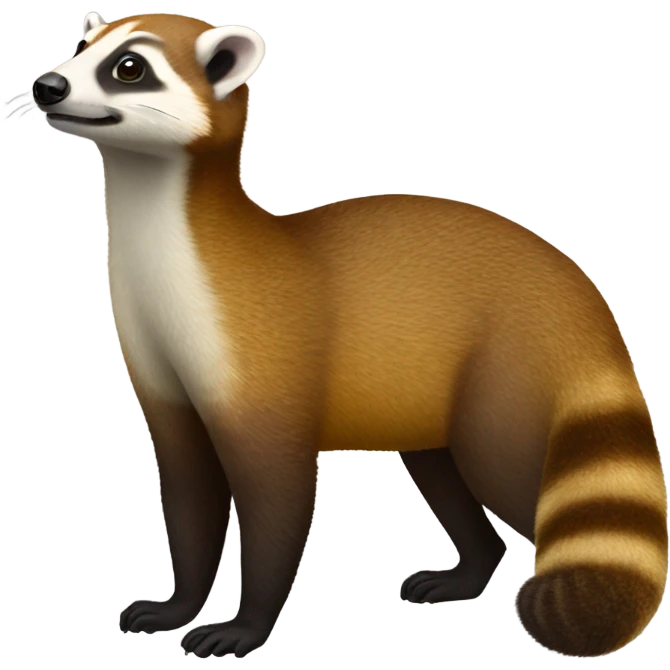 Coati full body side view emoji