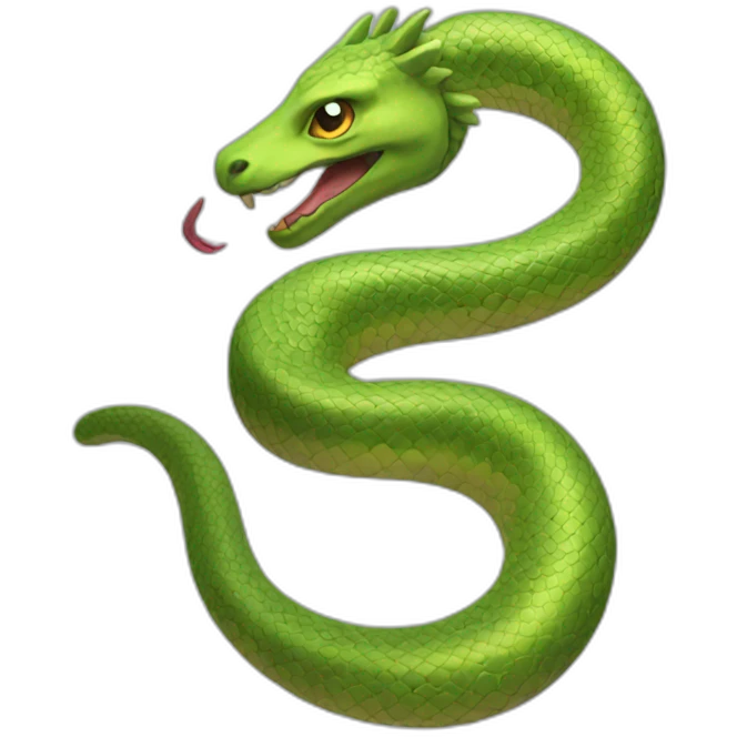 Cheval serpent emoji