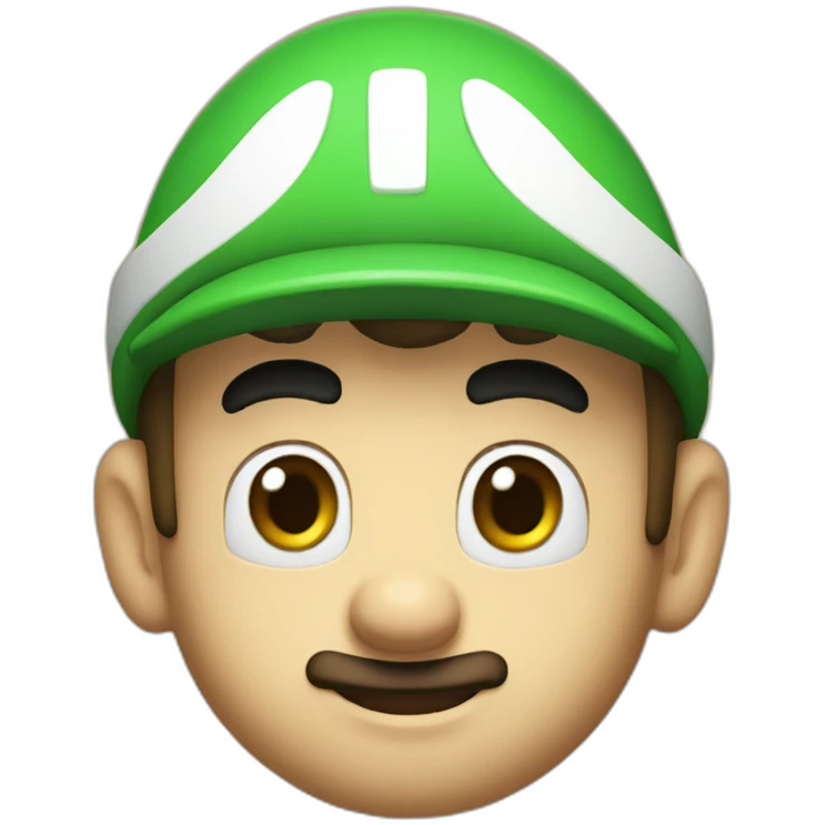 Luigi head emoji