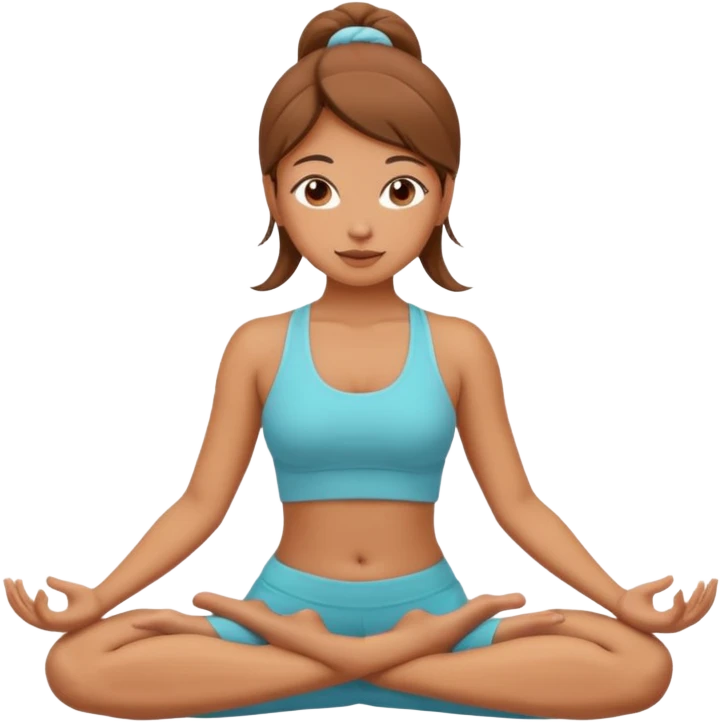 yoga poses Girl emoji