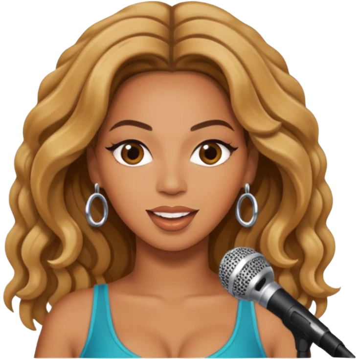  Beyonce singing emoji