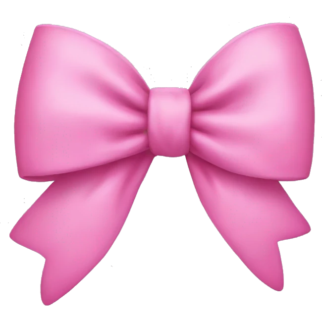 Pink bow  emoji