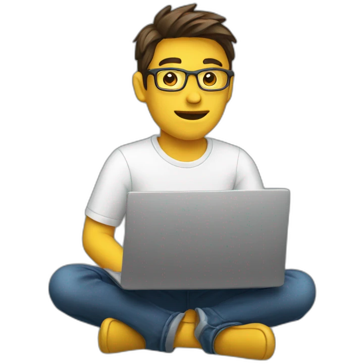 Programmer with laptop emoji