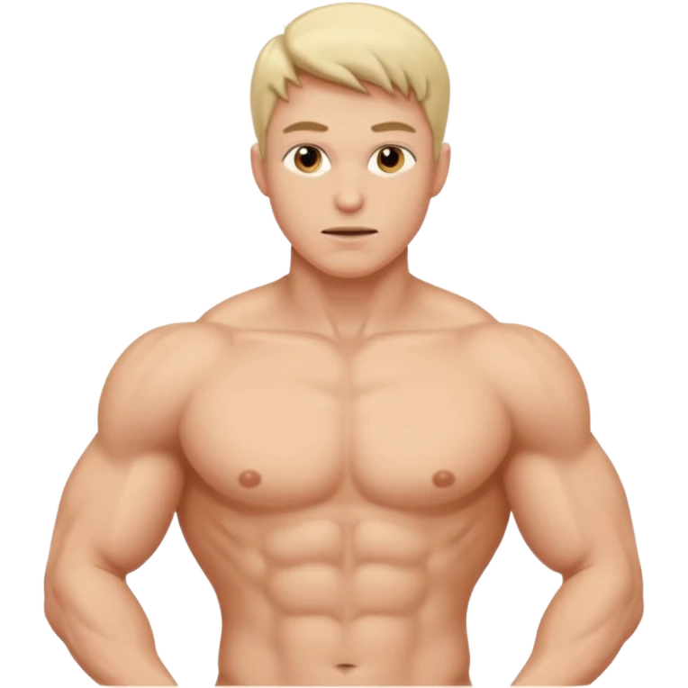 Naked male spreading ass emoji