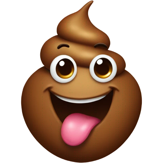  Poop emoji heart  emoji