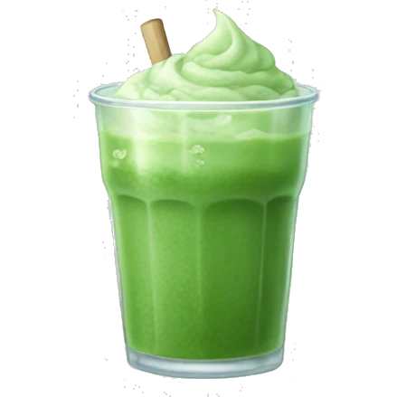 Ice matcha  emoji
