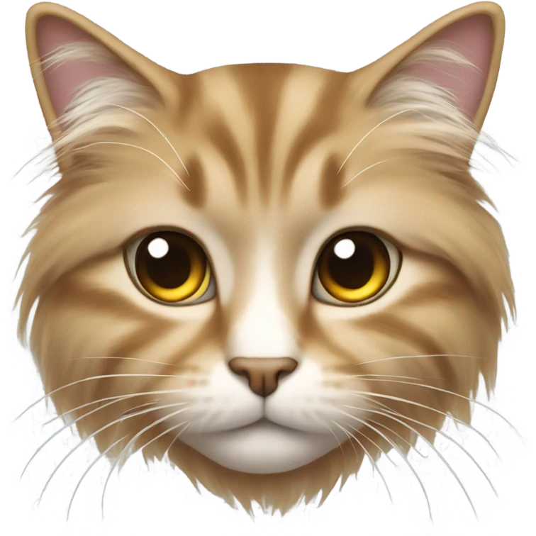 cat with long hair emoji