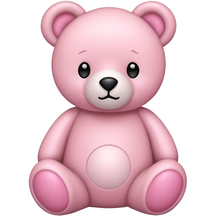 light pink bear  emoji