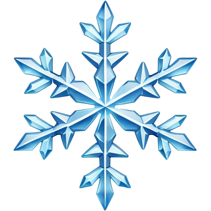 crystal snowflake emoji