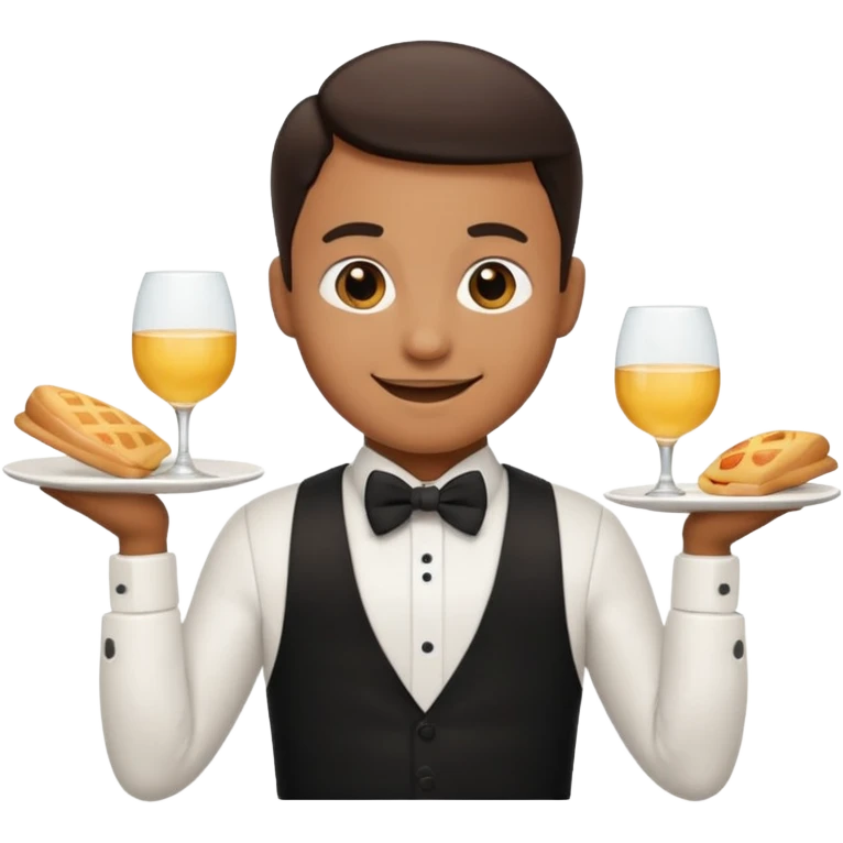 emoji camarero emoji