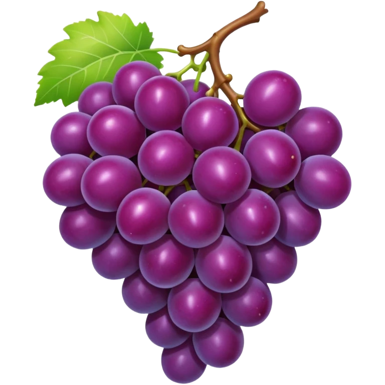 Purple grape emoji