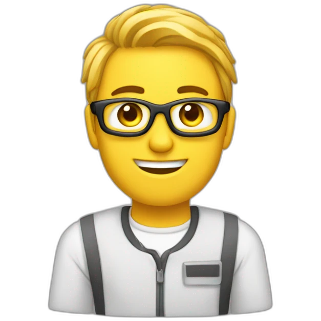 Le stagiaire en informatique emoji