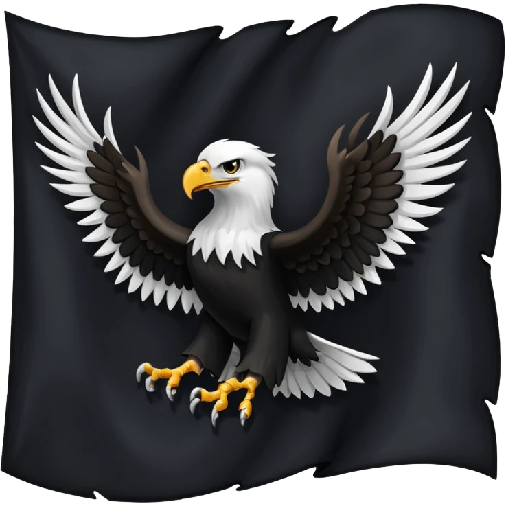 راية العقاب سوداء emoji