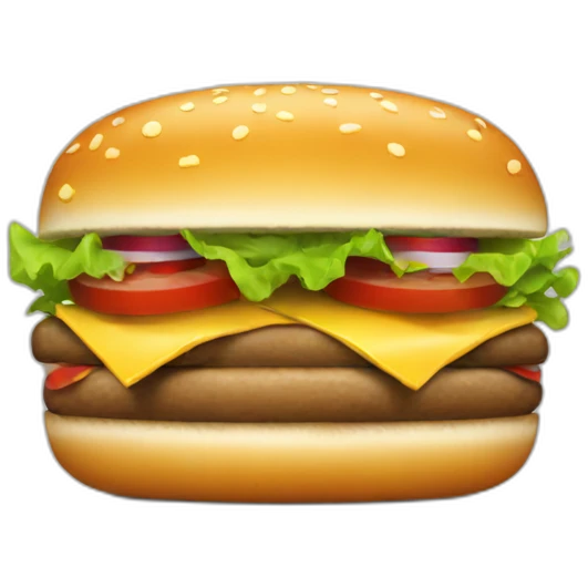 electronic hamburger emoji