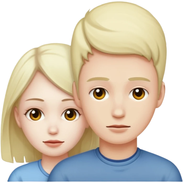 A person sitting on another persons head emoji