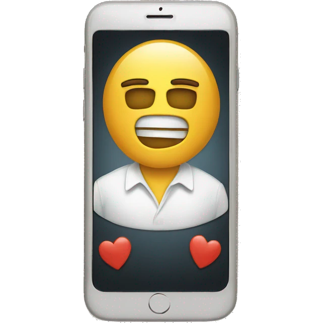 likes on phone screen emoji