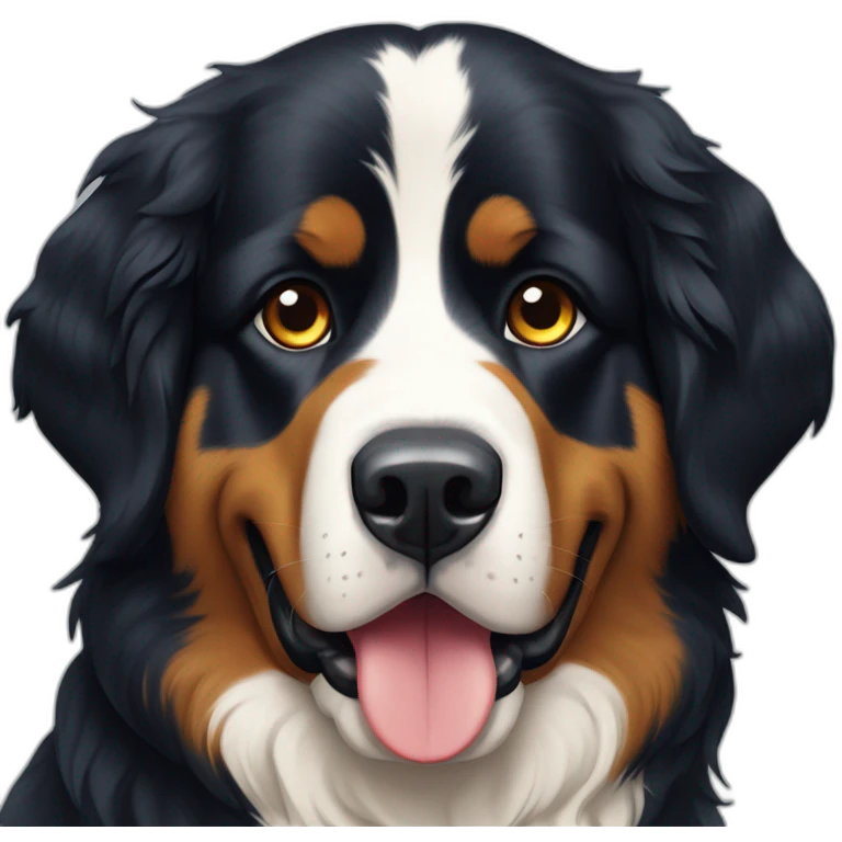 Sweden flag bernese mountain dog emoji