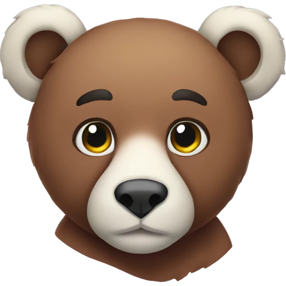 Oso de peluche tierno morado  emoji