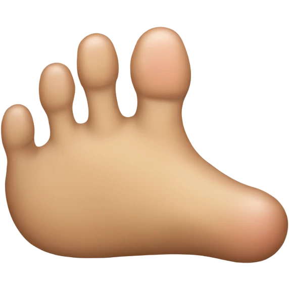 Massive big toe emoji