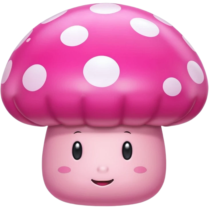   jeff koons style pink meat mushroom inflatable art emoji