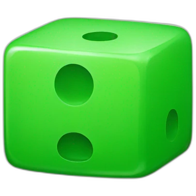 Green game piece emoji