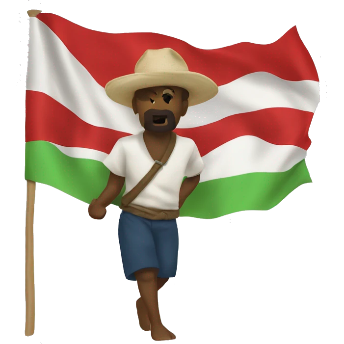 Drapeau gitan emoji