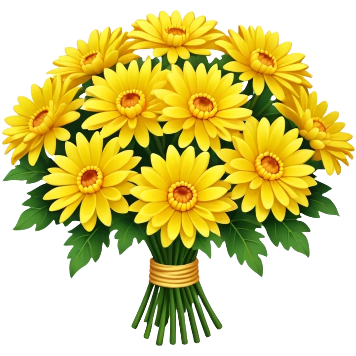bouquet of chrysanthemums emoji