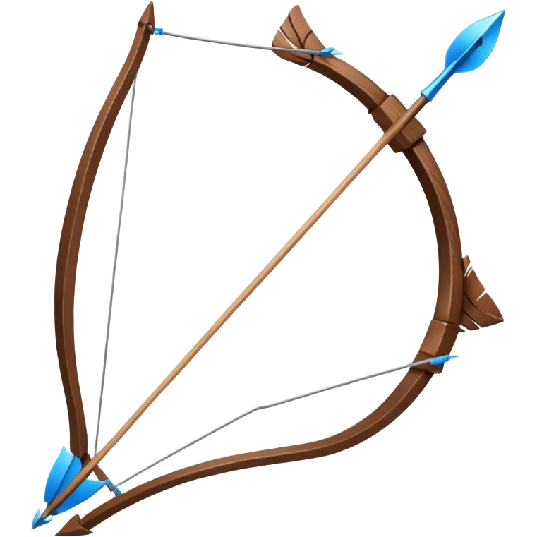 bow and arrow which has wind surrounded 
 emoji
