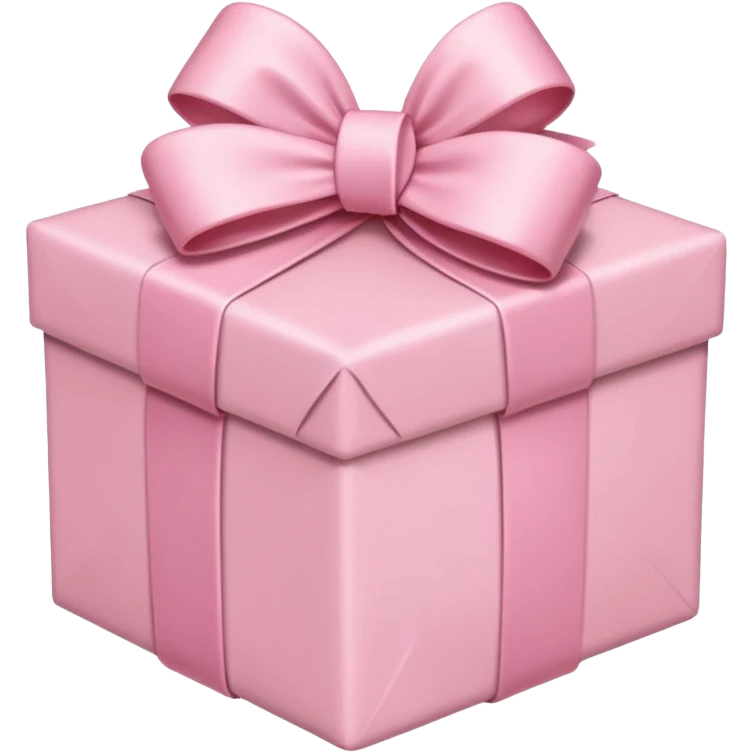 light pink cute gift, variation 2 emoji